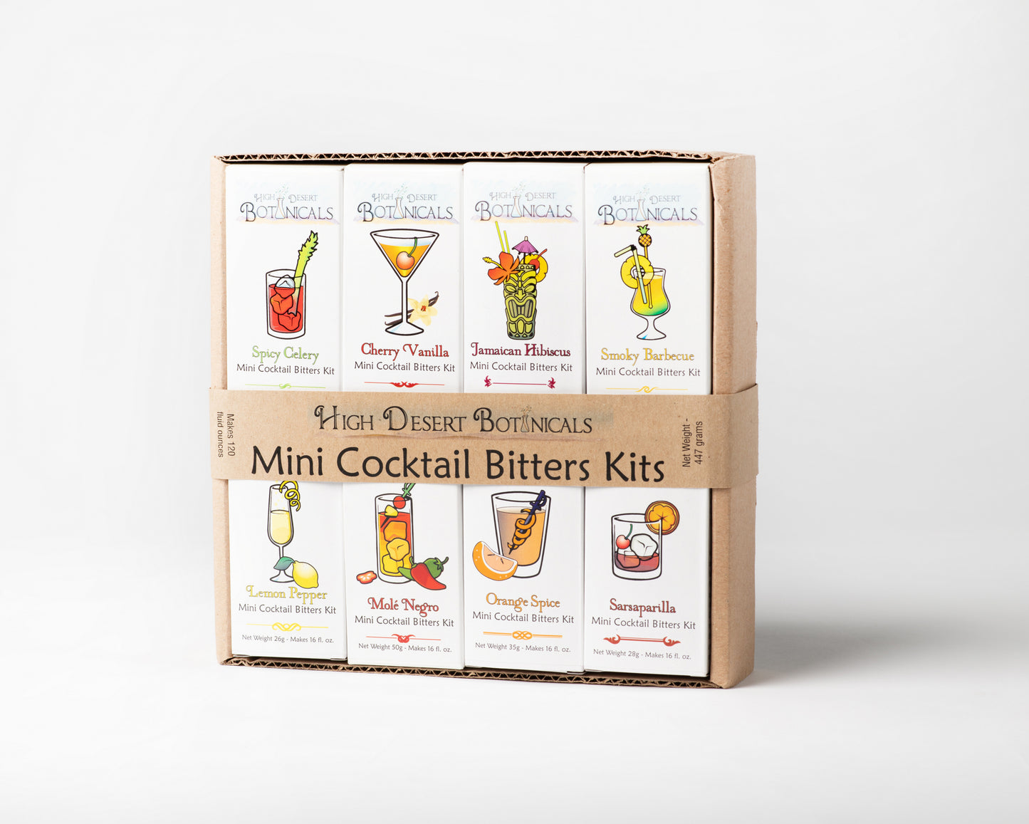 Mini Cocktail Bitters Kits - Set of 8 Flavors