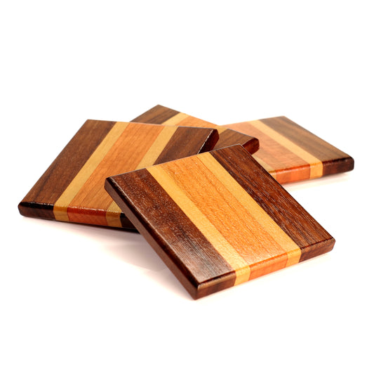 Mini Hardwood Coasters