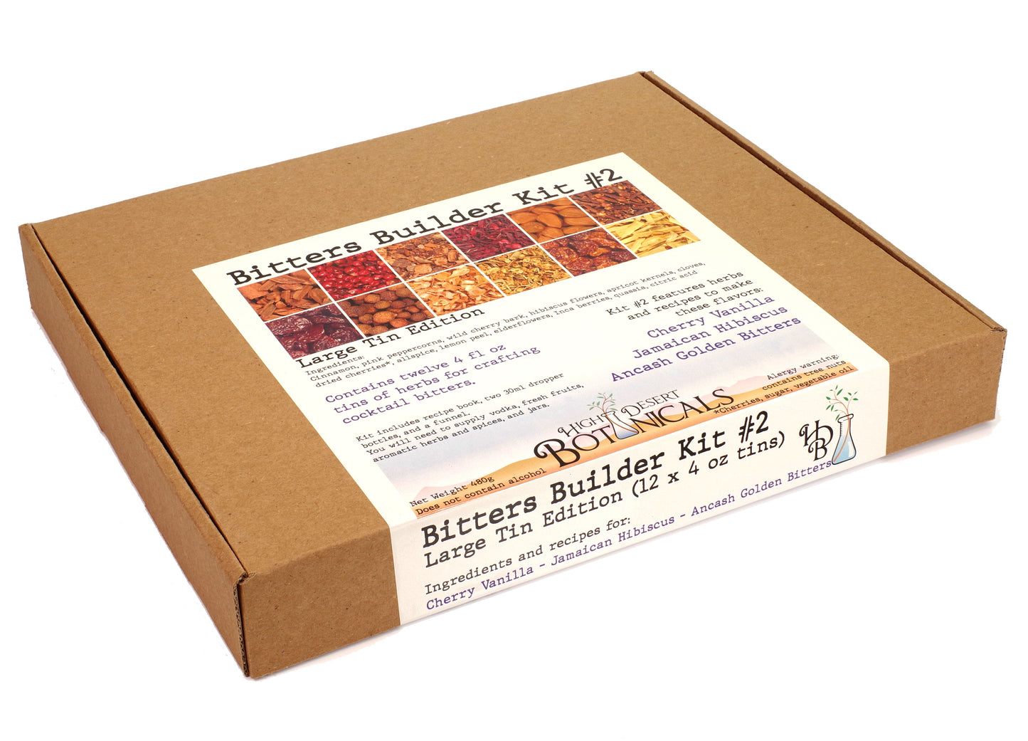 Bitters Builder Kit #2 - Cherry Vanilla, Jamaican Hibiscus, Ancash Inca Berry