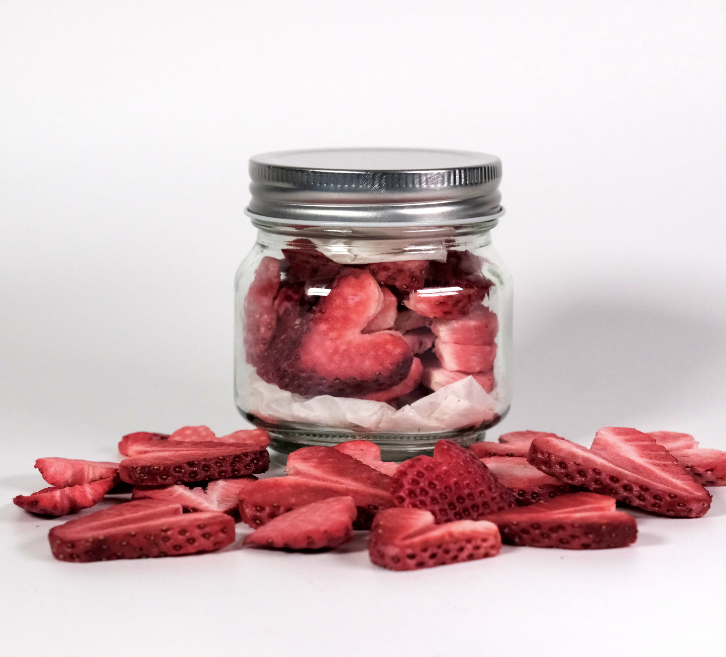 Freeze-dried Strawberry Hearts