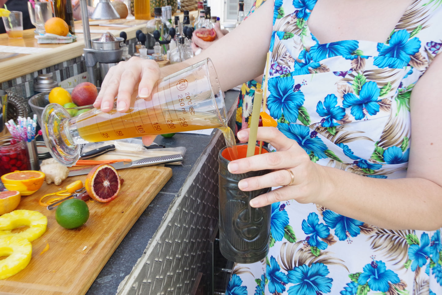 Pharmacy-Style Conical Measuring Glass