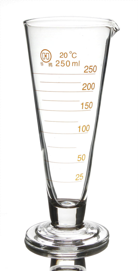 Pharmacy-Style Conical Measuring Glass