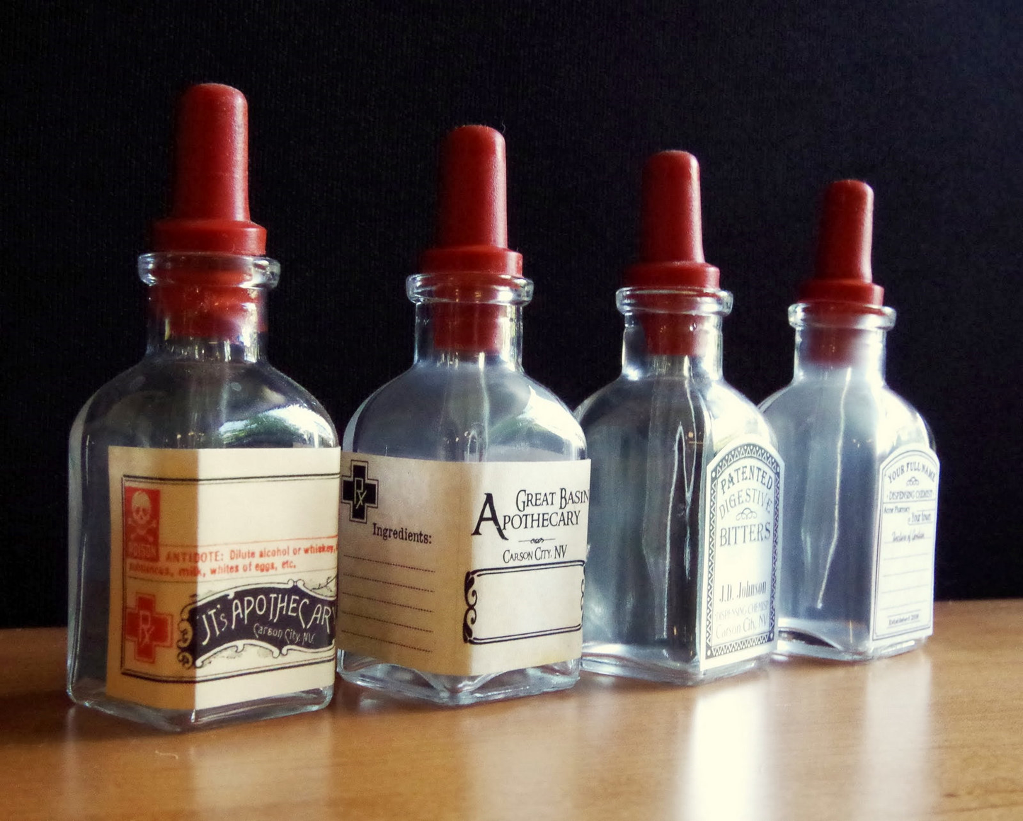 Semi-Custom Printable Labels for Bitters Bottles
